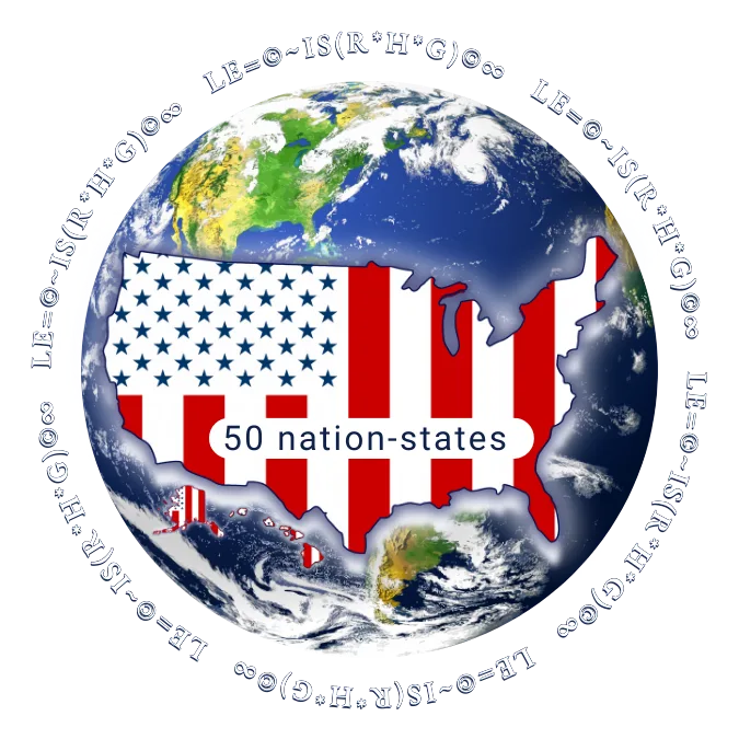 50 nation-states Gateway-map globe-wh.2-wh bkgd