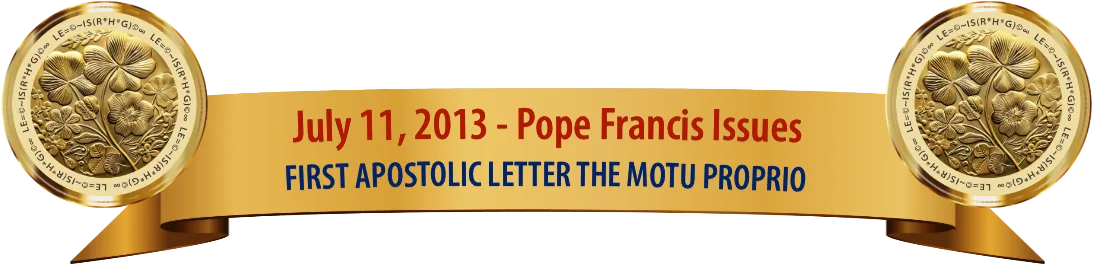2013-Pope Francis First Apostolic Letter